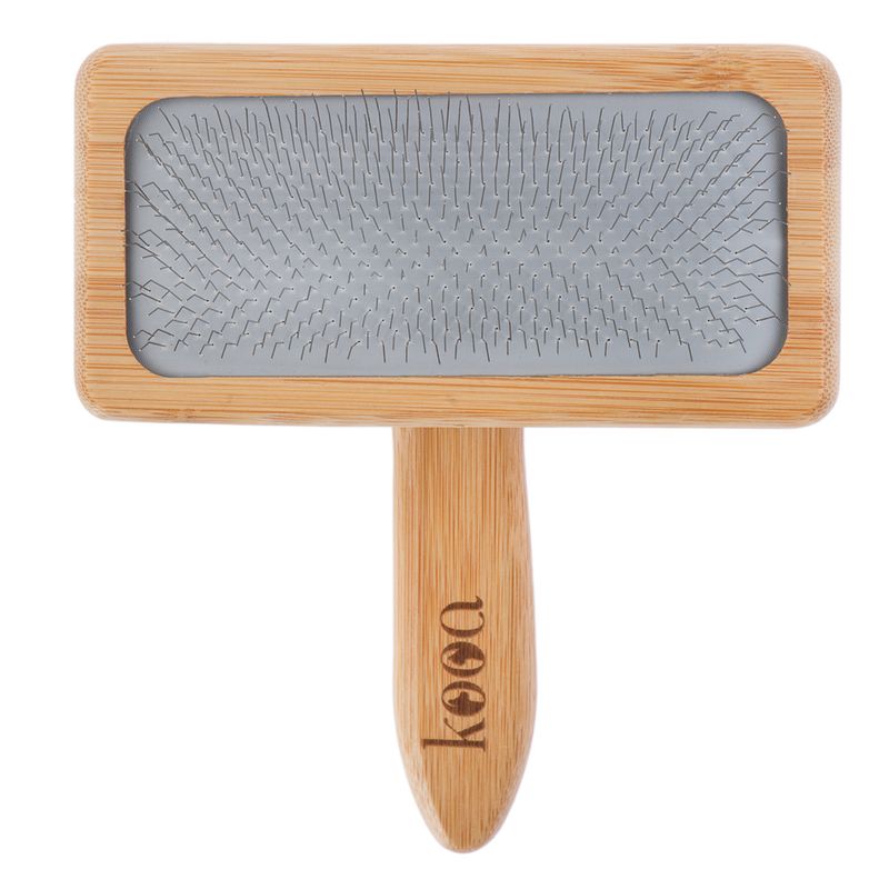 kooa Bamboo Slicker Brush 15.5 x 12.2cm (L x W)