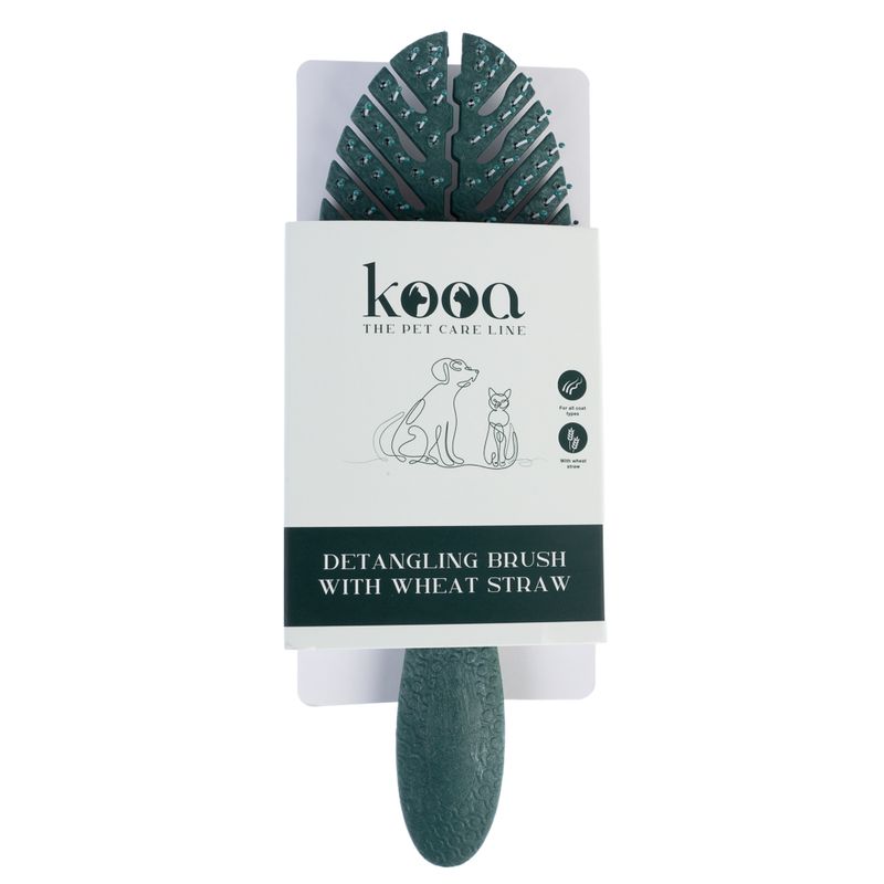 kooa wheat straw detangling brush L 23 x W 7 x H 4 cm