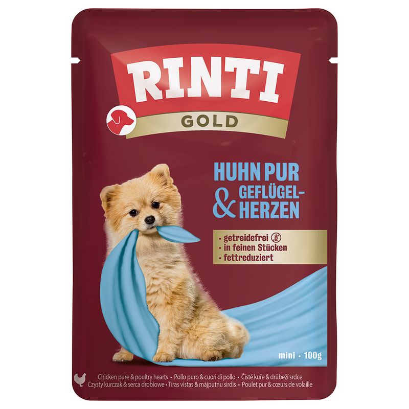 RINTI Gold 10 x 100 g Pure chicken