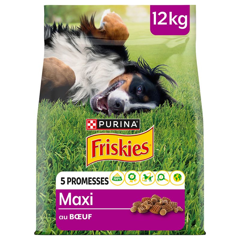 Purina Friskies Adult Large Breed Dog Maxi with Beef 12kg