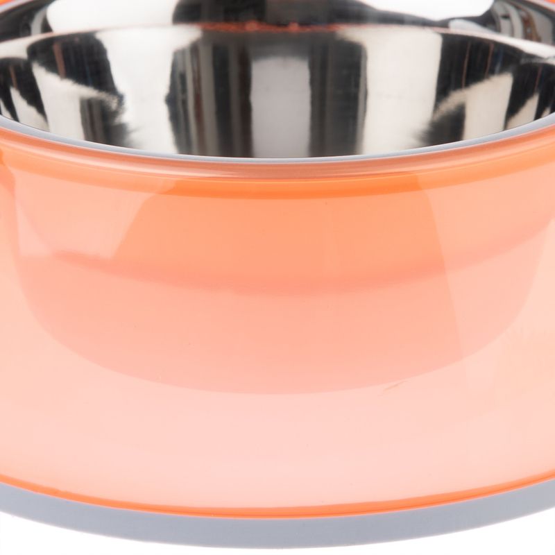 TIAKI Anti-Slip Bowl - Transparent Orange 400ml (16cm diameter)