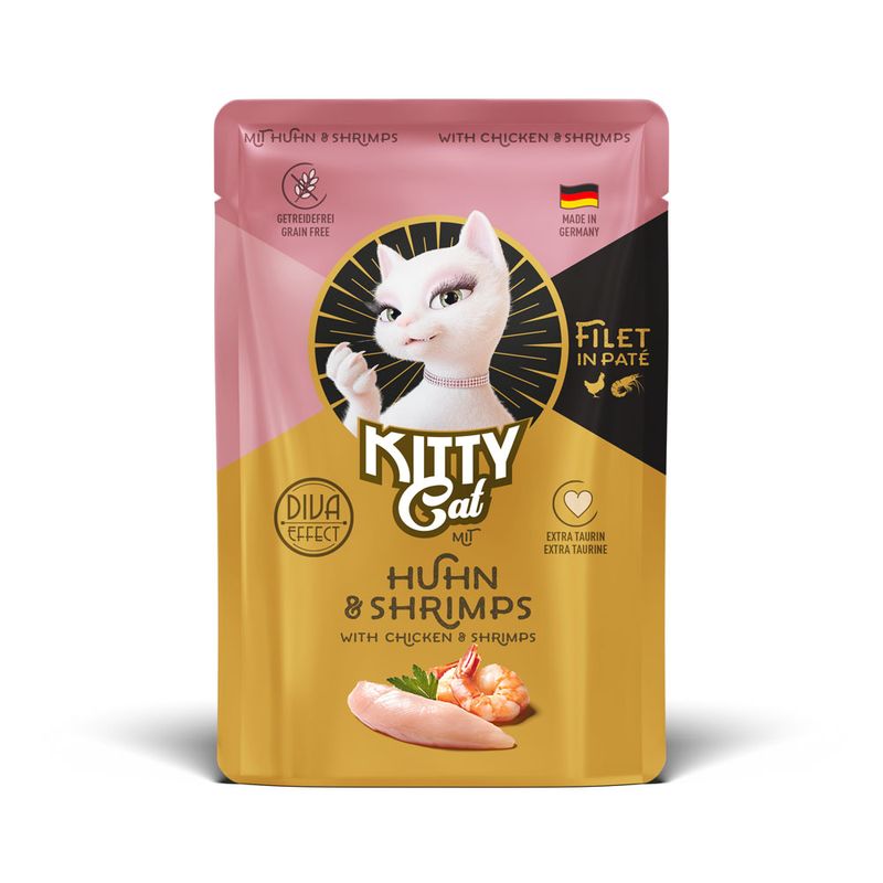 Kitty Cat Fillet in Paté Mixed Pack 6 x 85g Chicken Variety Pack (6 Varieties)