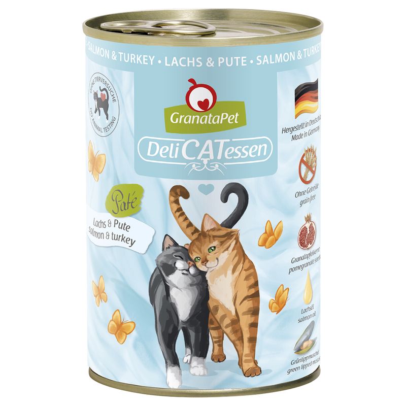 GranataPet DeliCatessen 24 x 400 g tasting pack Game & tuna