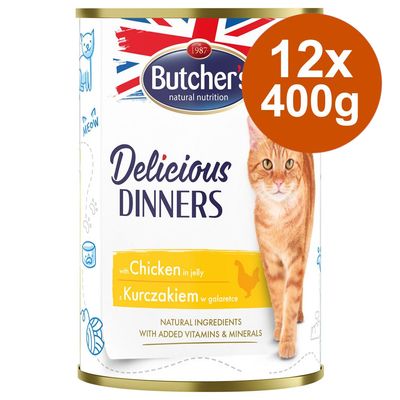 Butcher's Delicious Dinners Saver Pack 12 x 400g Mixed Pack (3 Varieties)