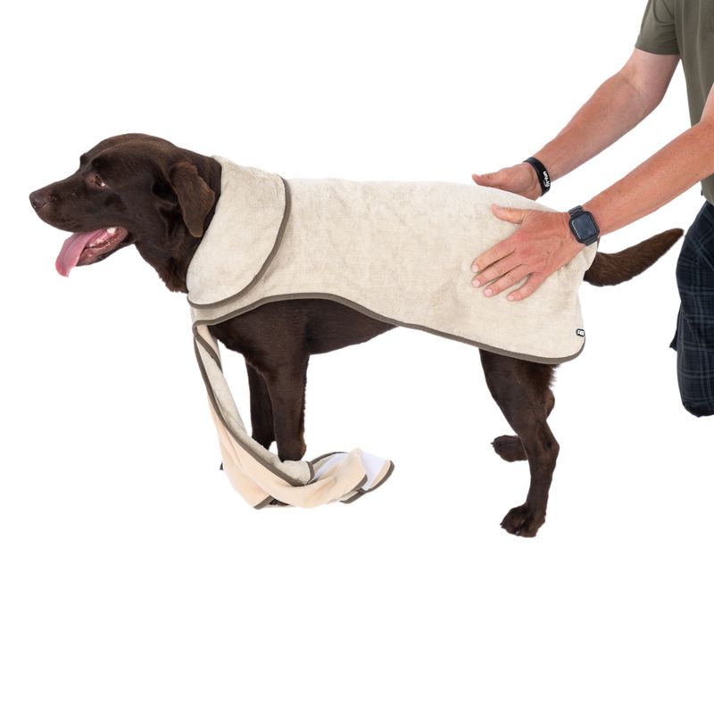 TIAKI Snuggle Dog Bathrobe approx. 50cm (Back Length)