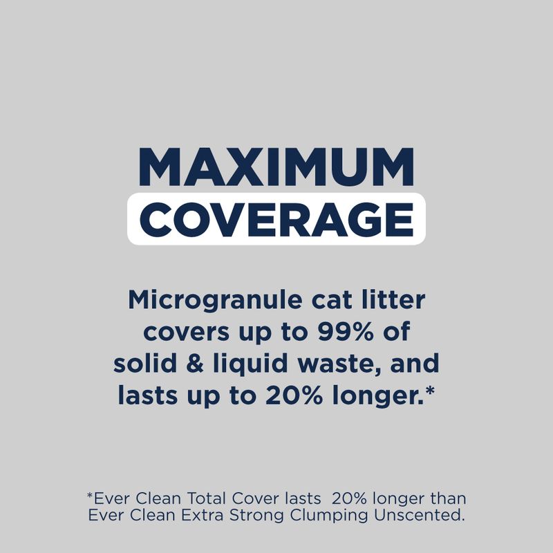 Ever Clean® Total Cover Clumping Cat Litter - Unscented 10l