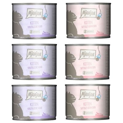 MjAMjAM Kitten 6 x 200g Mixed Pack (2 Varieties)