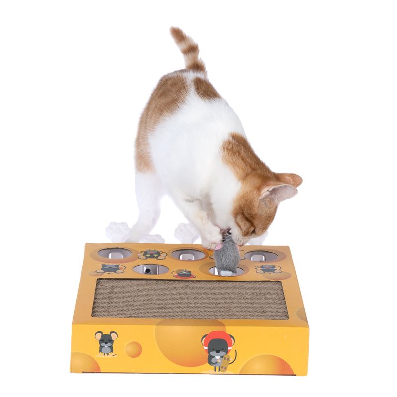 TIAKI Whack-a-Mole 2-in-1 Cat Toy 36 x 26 x 6 cm (L x W x H)