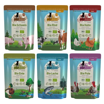 catz finefood Organic Mixed Trial Packs Mixed Trial Pack: 6 Varieties (6 x 85g)