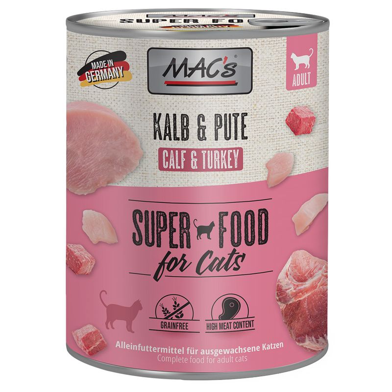 MAC's Cat Saver Pack 24 x 800g Kitten (Veal & Chicken Hearts)