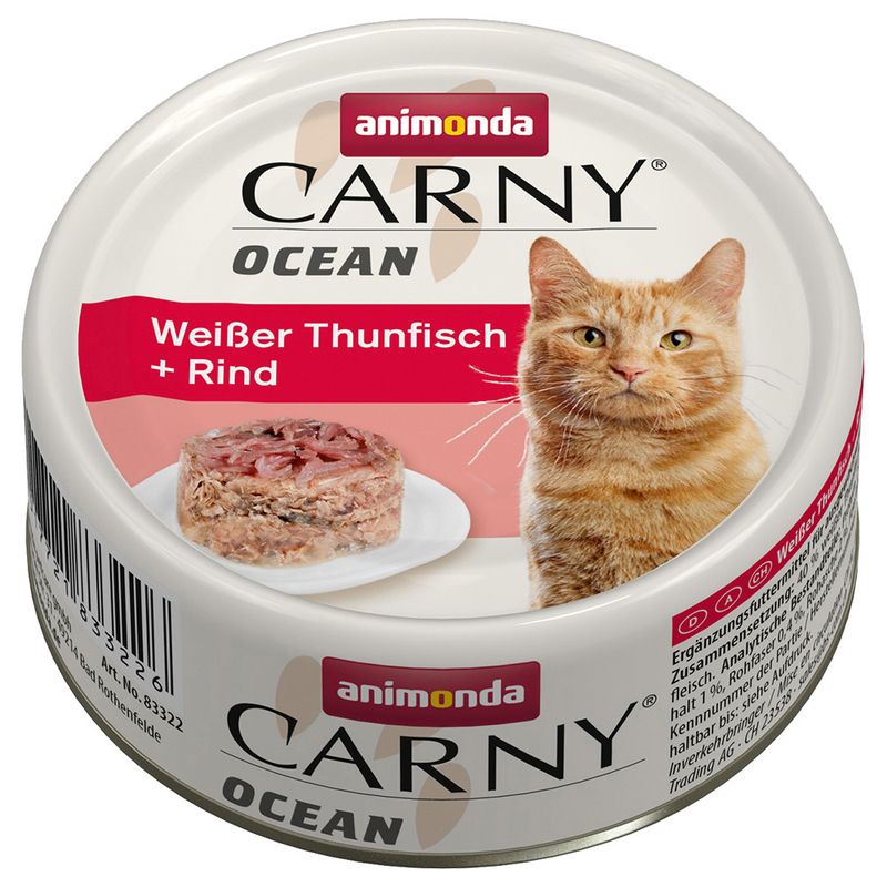 animonda Carny Ocean 24 x 80g White Tuna & Beef