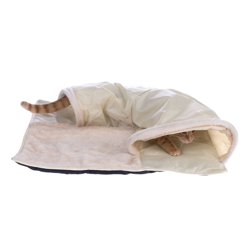 TIAKI Beige Tunnel Mat approx. 68 x 68 x 20 cm (L x W x H)