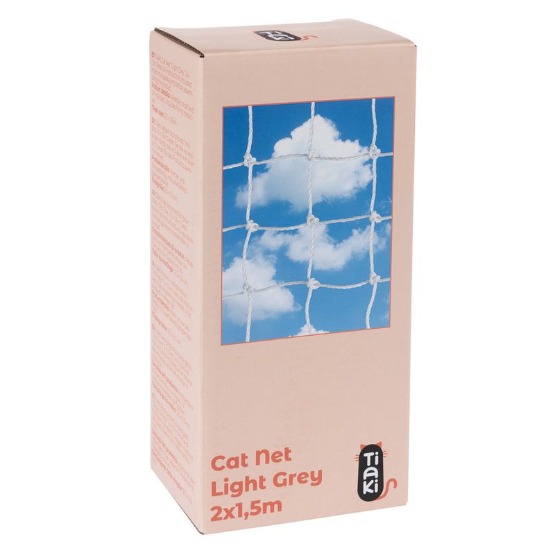 TIAKI Light Grey Safety Net with Wire Reinforcement 2 x 1.5m