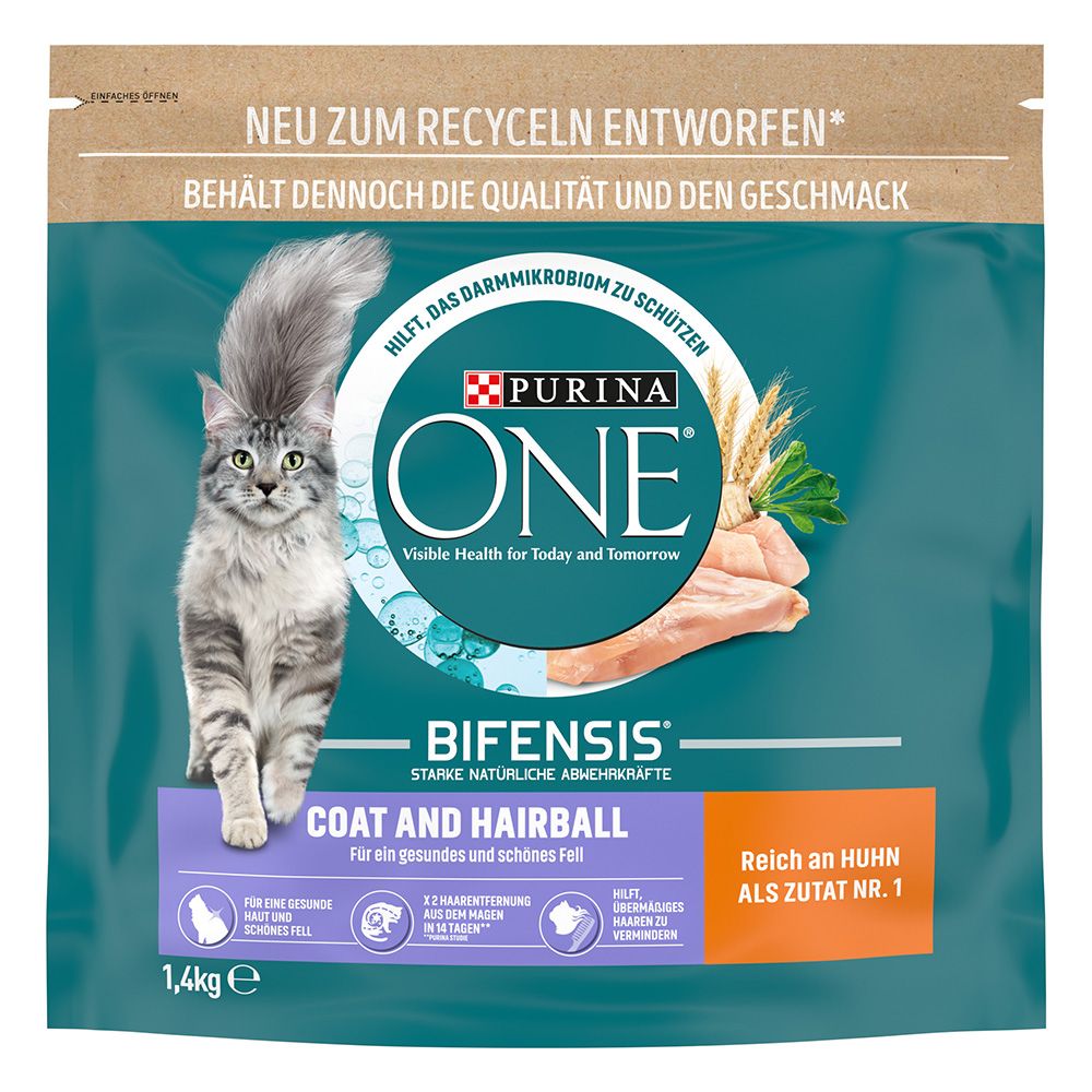 PURINA ONE Coat & Hairball 1.4 kg