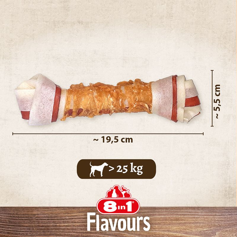 8in1 Triple Flavour Chew Bones L 85g