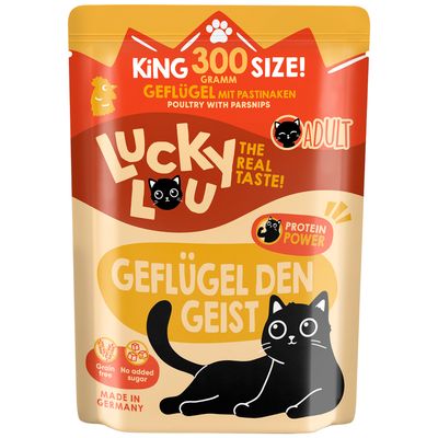Lucky Lou Adult Saver Pack 24 x 300g Poultry & Rabbit