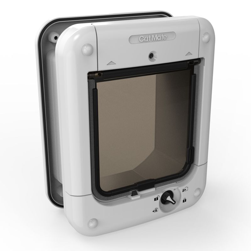 Cat Mate Microchip 360W Cat Flap Brown