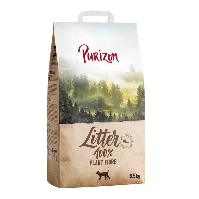 Purizon 100% Plant Fibre Cat Litter 8l