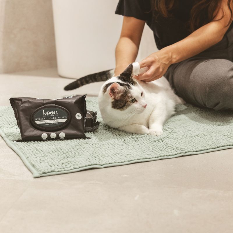 kooa bamboo hygiene wipes Baby powder fragrance