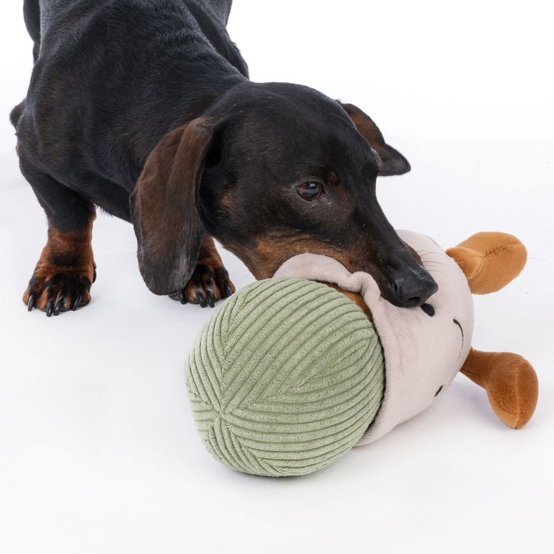 TIAKI Nature Cactus Pot Plush Dog Toy approx. 28 x 11 x 10 cm (L x W x H)