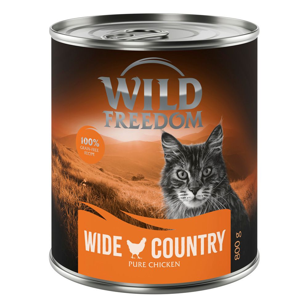 Wild Freedom Adult 6 x 800g Mixed Pack (Chicken, Pollock, Rabbit)