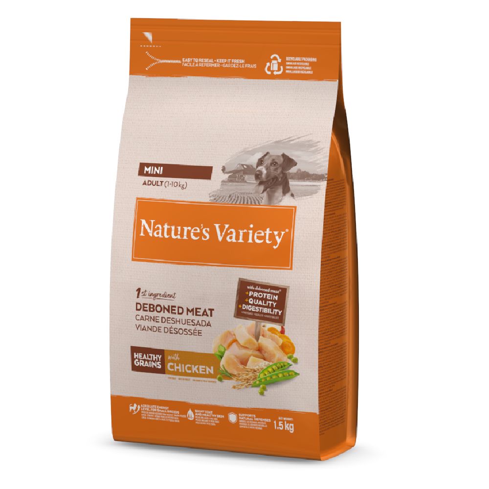 Nature's Variety Healthy Grains Mini Adult Chicken 1.5kg
