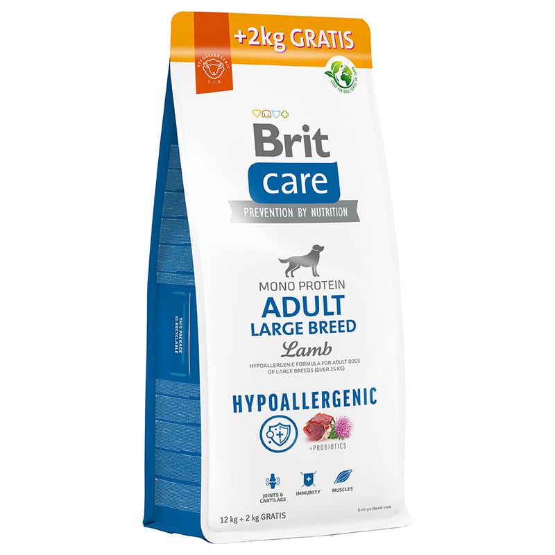 Brit Care Dog Hypoallergenic Adult Large Breed Lamb & Rice 3kg