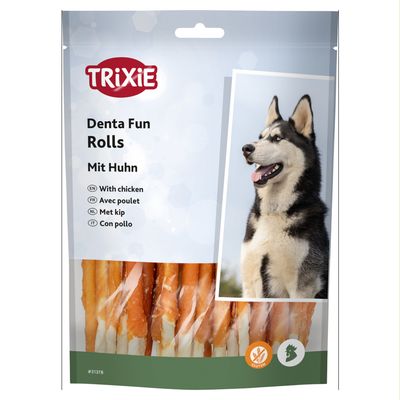 Trixie Denta Fun chew roll chicken Saver Pack: 2 x 240 g