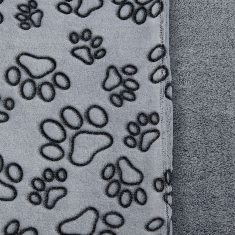 Smartpet microfibre blanket Pawzzz 100 x 75cm (L x W) (Cream/Beige)