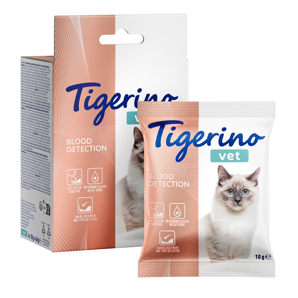 Tigerino Vet Cat Litter Additive - Blood Detection 4 x 10g
