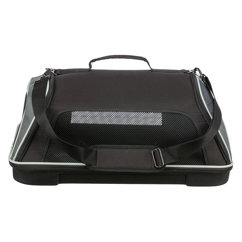Trixie Airline Carrier Bag Boarding Black/Grey - 55 x 23 x 40cm (L x W x H)