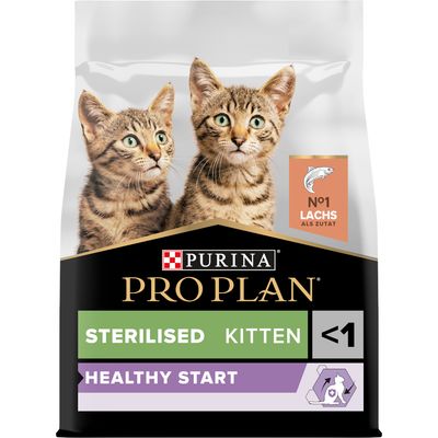 PURINA PRO PLAN Sterilised Kitten Healthy Start Salmon 3 kg