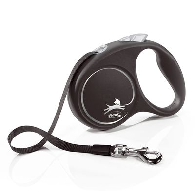 flexi Black Design Harness 5m Lead S: up to 15kg