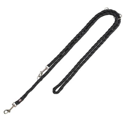Trixie Cavo extension leash, black Size S - M: 200 cm long, diameter 12 mm