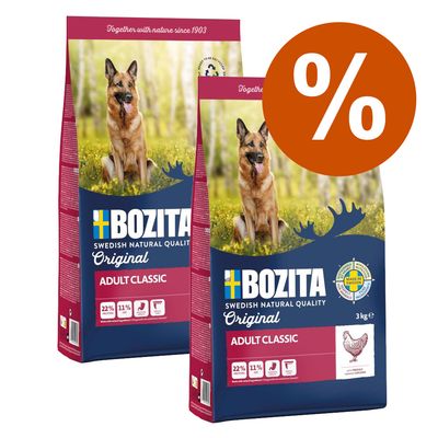 Bozita Original Economy Packs 2 x 3kg Adult Classic