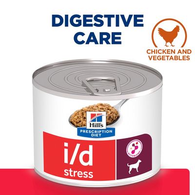 Hill's Prescription Diet Canine i/d Digestive Care Stress Mini - Chicken 12 x 200g