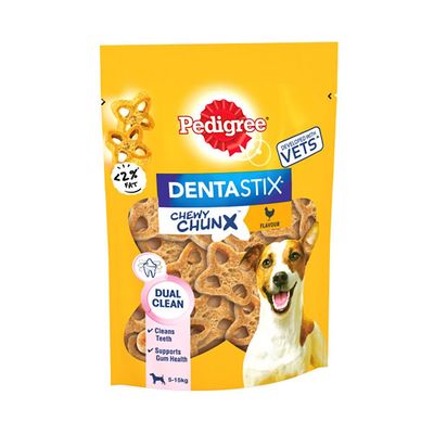 Pedigree Dentastix Chewy Chunx Mini Dog Snacks with Chicken 68g (for small dogs)