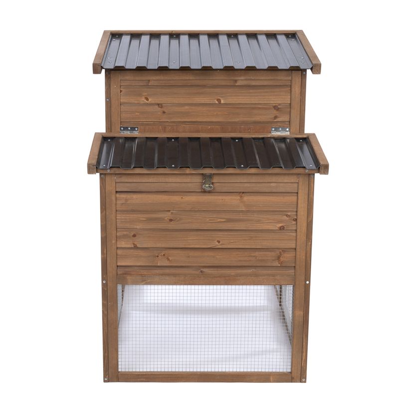 TIAKI Ranch Wooden Chicken Coop (Optionally Expandable) Attached Enclosure: 116 x 78 x 89.8 cm (L x W x H)