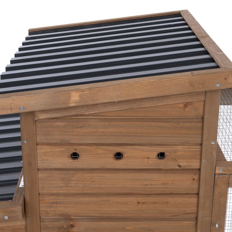 TIAKI Ranch Wooden Chicken Coop (Optionally Expandable) Attached Enclosure: 116 x 78 x 89.8 cm (L x W x H)
