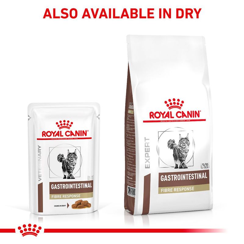 Royal Canin Veterinary Cat - Gastrointestinal Fibre Response in Gravy 12 x 85g
