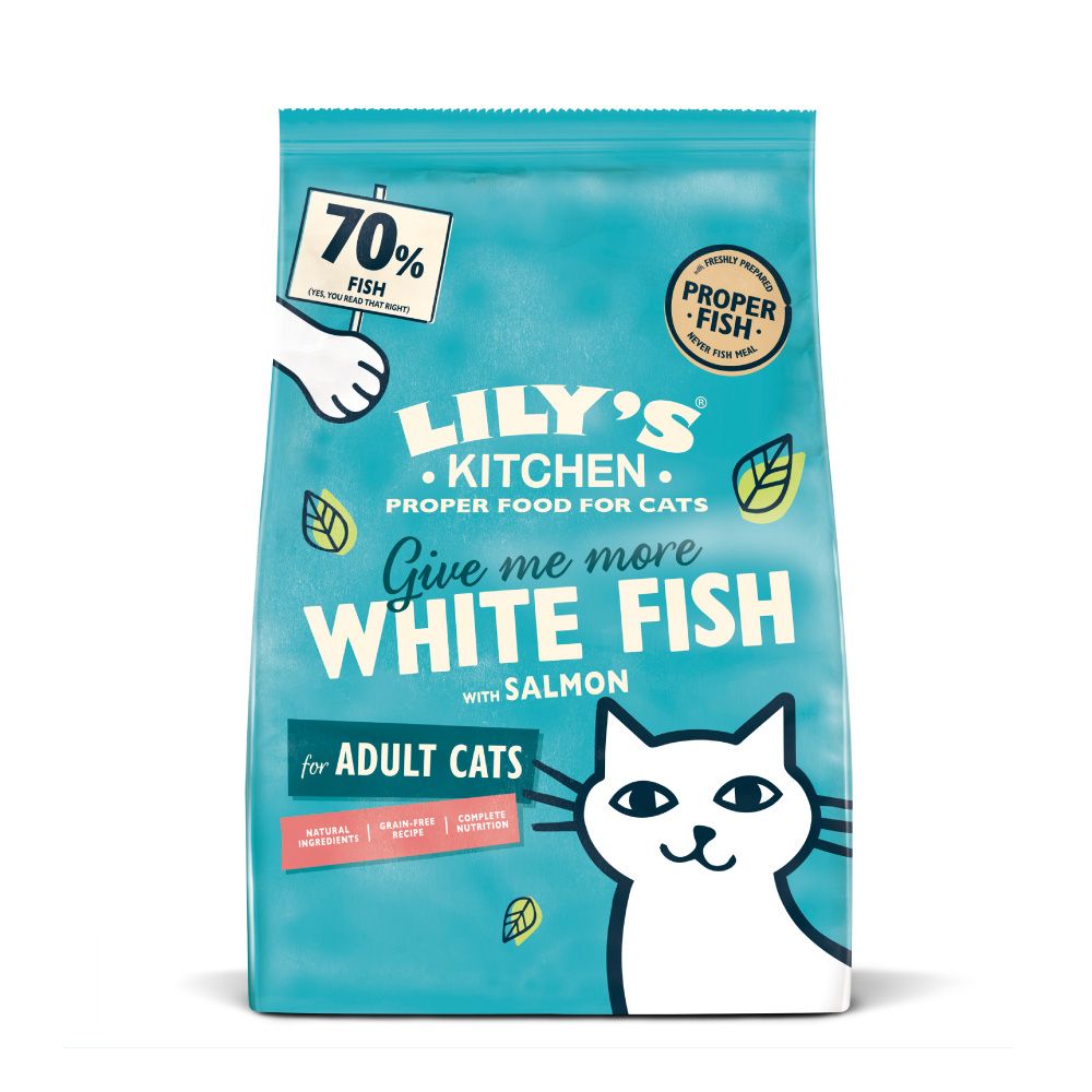 Lily's Kitchen Fabulous Fish Complete Adult Dry Cat Food 800g