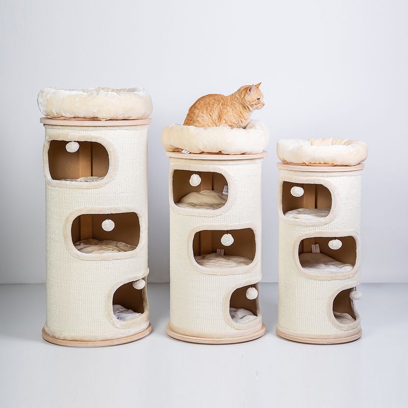 Natural Paradise Scratching Barrel - Primrose L Cream