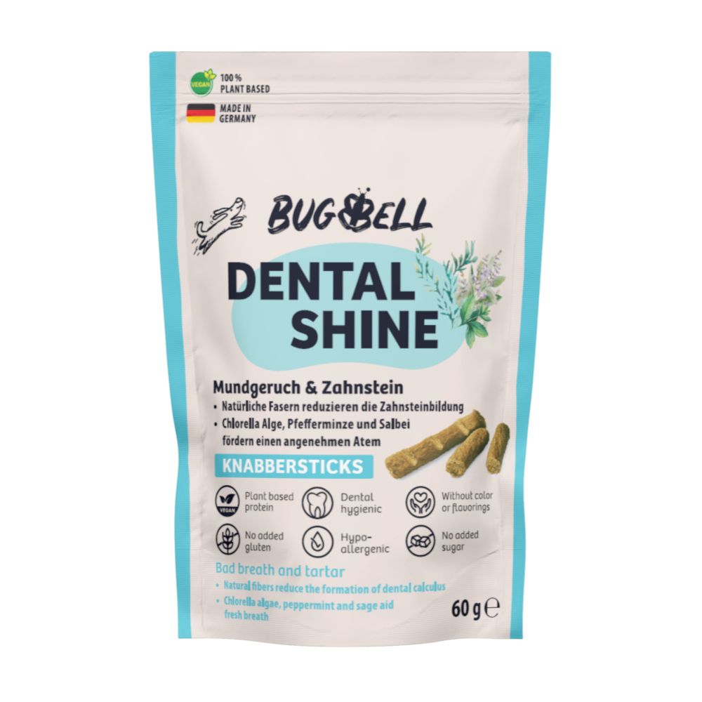 BugBell Dental Shine Nibble Sticks 60g