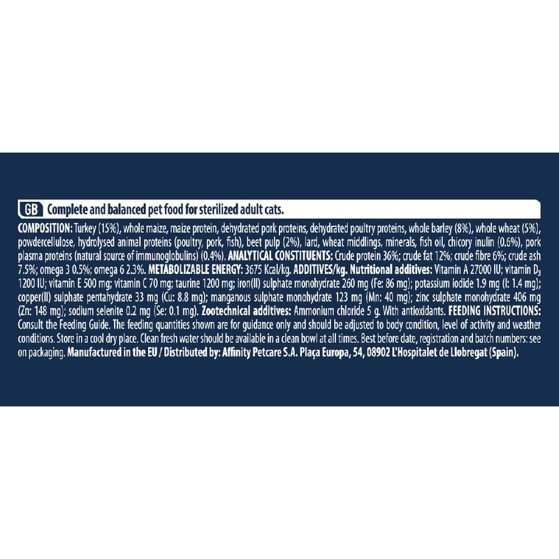 Affinity Advance Hairball Sterilised with Turkey 1.5kg