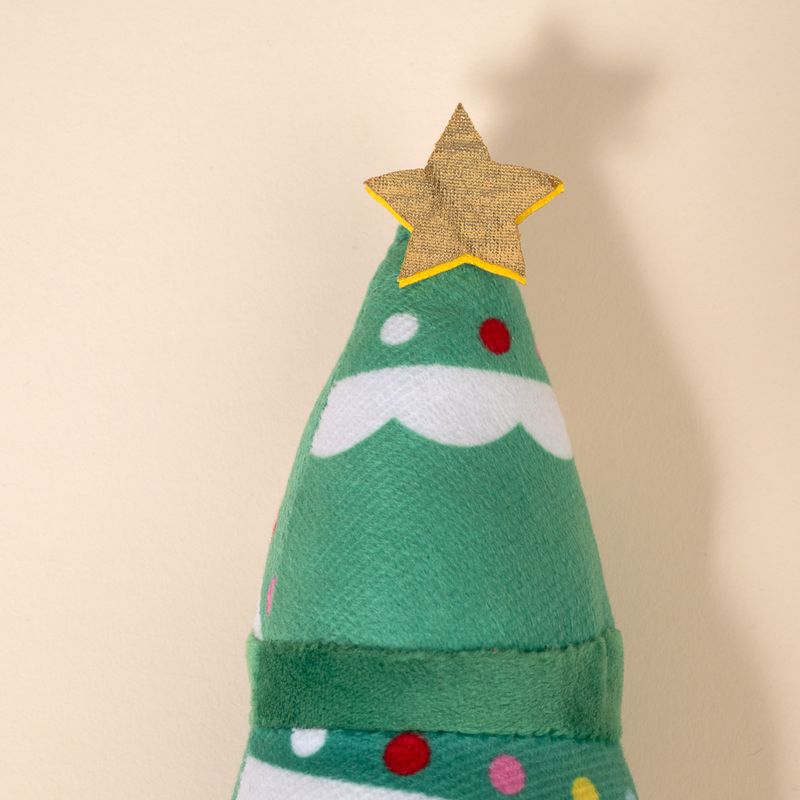 TIAKI Christmas Tree Plush Dog Toy diameter 8 x (L) 31 cm
