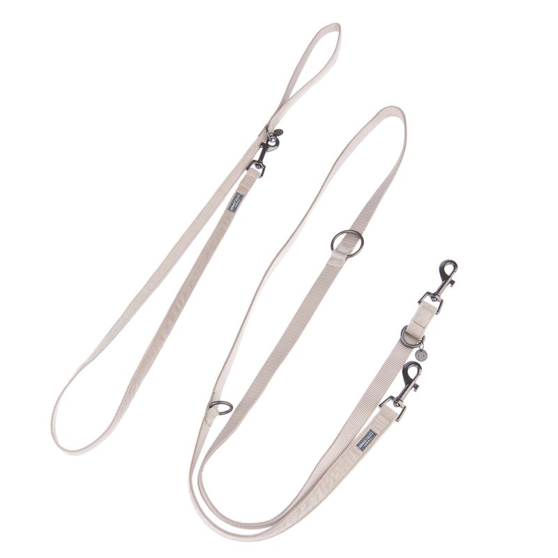 Nomad Tales Blush Dog Leash, taupe 120 cm long, 15 mm wide