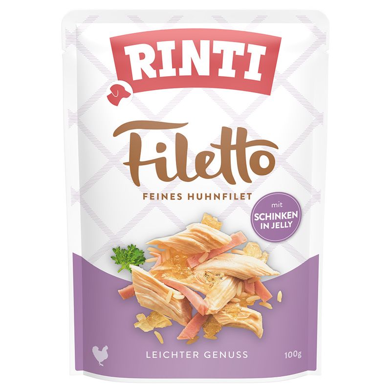 RINTI Filetto Pouch in Jelly 8 x 100g Mixed Pack (4 Varieties)