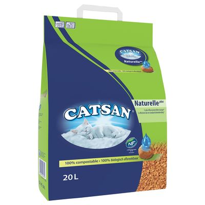 Catsan Naturelle Plus Cat Litter 20l