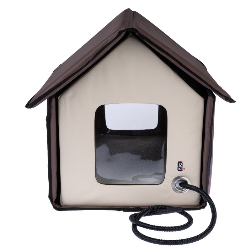 TIAKI Bola Heated Cat House 48 x 42 x 45cm (L x W x H)