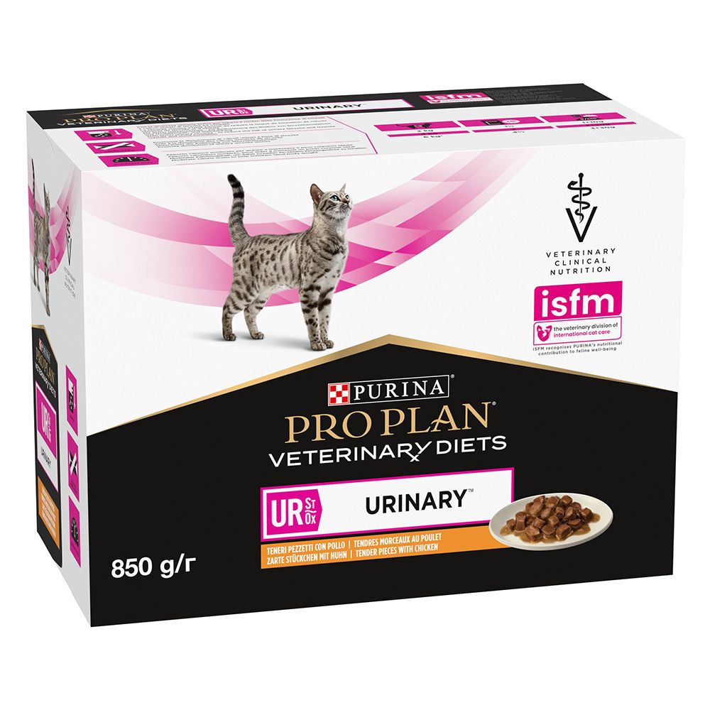 PURINA PRO PLAN Veterinary Diets Feline UR ST/OX Urinary - Chicken Chicken (10 x 85g)